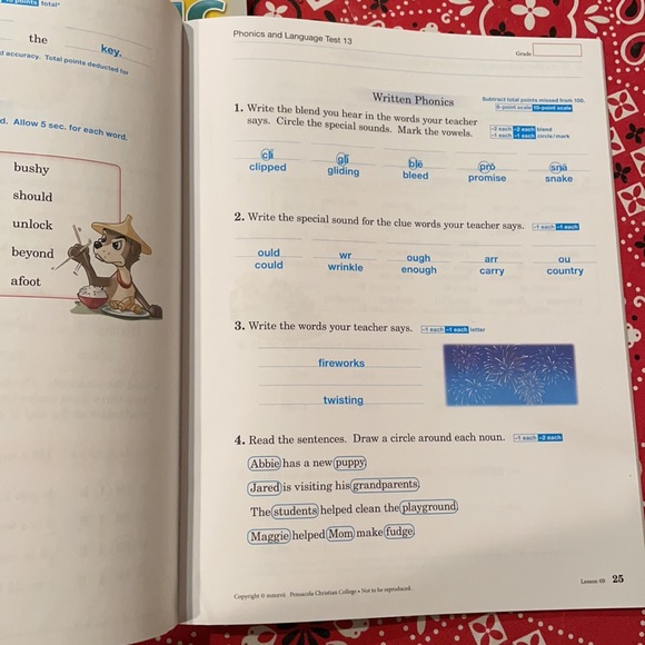 Abeka 2nd Grade Teacher test Key - Picture 5 of 5